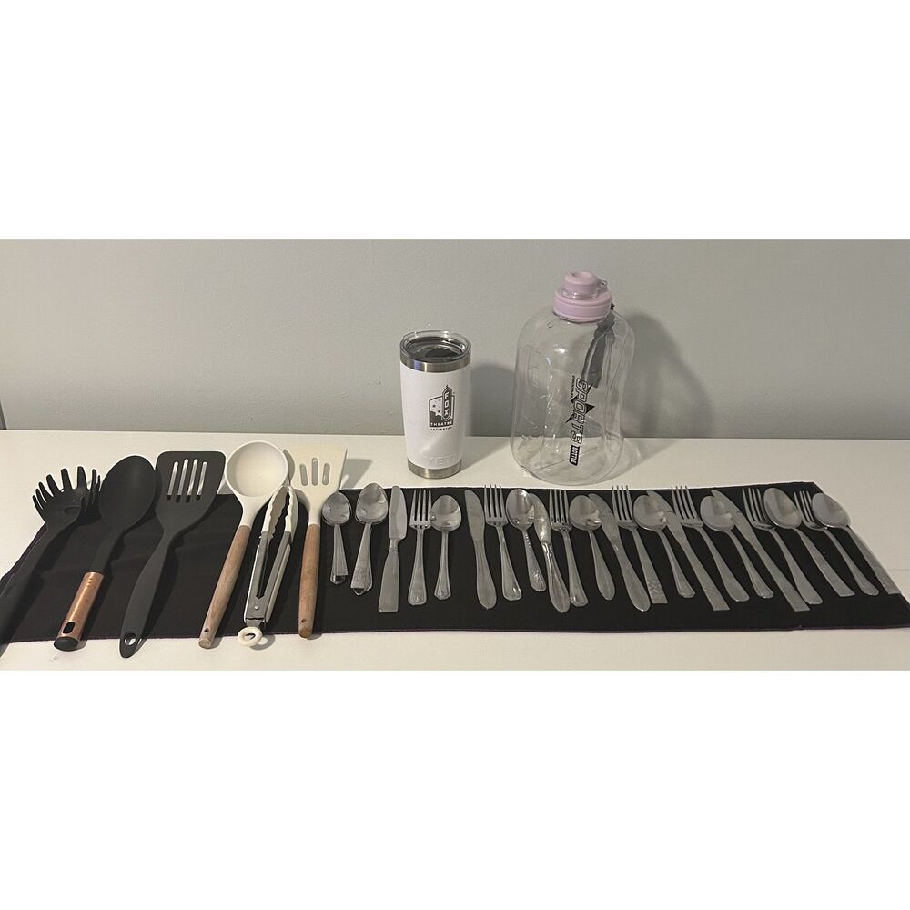 20oz Yeti 95oz Water bottle 30+ Kitchen Serving & Dinning Utensils Set